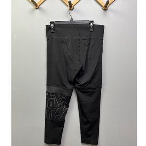 J. Crew Black Joggers with Patterned Detail